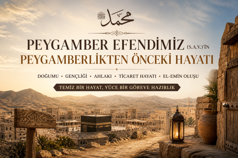 Peygamber Efendimiz (s.a.v.) – Peygamberlikten Önceki Hayatı