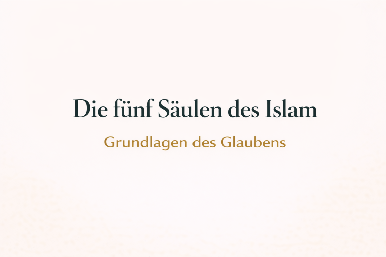 Was sind die fünf Säulen des Islam? Bedeutung und Erklärung