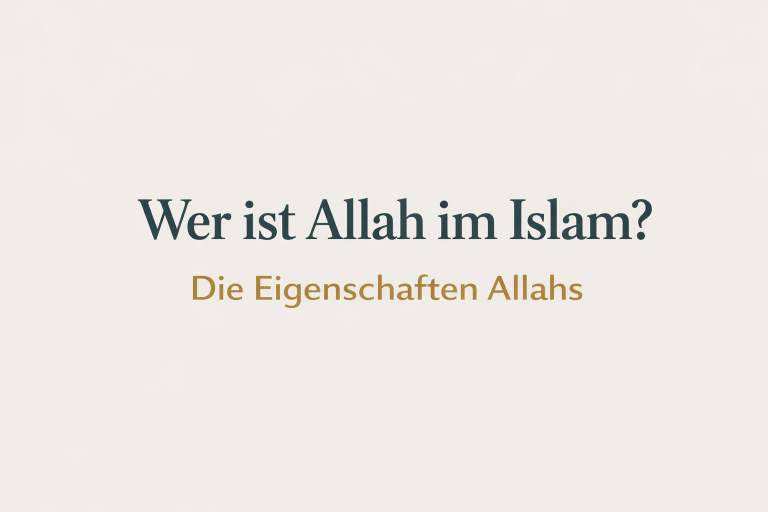 Wer ist Allah im Islam? Bedeutung und Eigenschaften Allahs einfach erklärt
