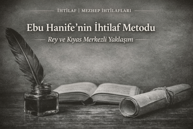 Ebu Hanife’nin İhtilaf Metodu: Rey ve Kıyas Merkezli Yaklaşım