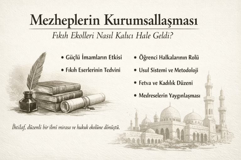 Mezheplerin Kurumsallaşması: Fıkıh Ekolleri Nasıl Kalıcı Hale Geldi?