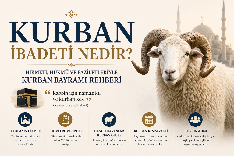 Kurban İbadeti Nedir? Hikmeti, Hükmü ve Faziletleriyle Kurban Bayramı Rehberi