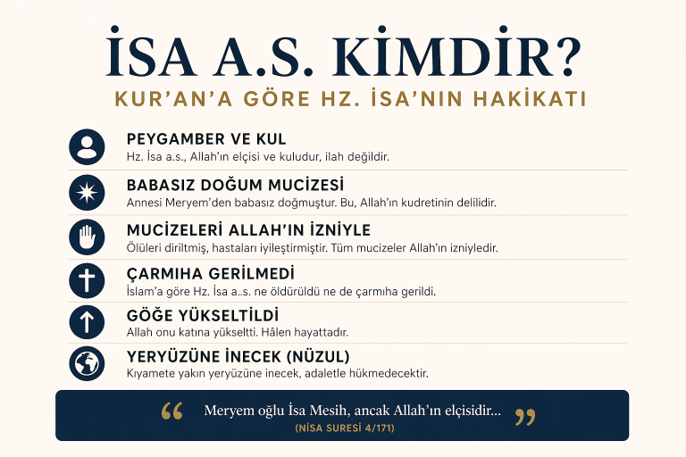 İsa a.s. Kimdir? Kur’an’da Hz. İsa’nın Hakikati, Nüzulü ve İslam Akaidindeki Yeri