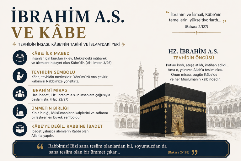 İbrahim a.s. ve Kâbe: Tevhidin İnşası, Kâbe’nin Tarihi ve İslam’daki Yeri