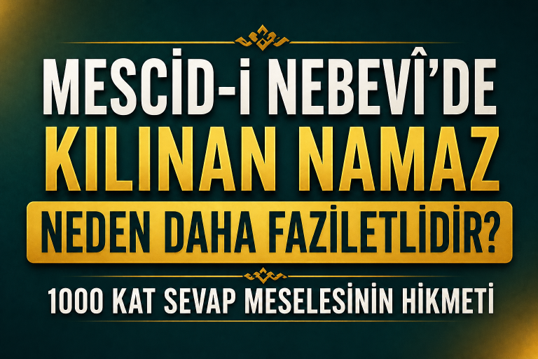 Mescid-i Nebevî’de Kılınan Namaz Neden Daha Faziletlidir? 1000 Kat Sevap Meselesinin Hikmeti
