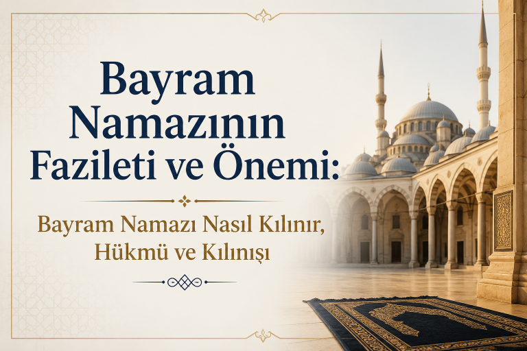 Bayram Namazının Fazileti ve Önemi: Bayram Namazı Nasıl Kılınır, Hükmü ve Kılınışı