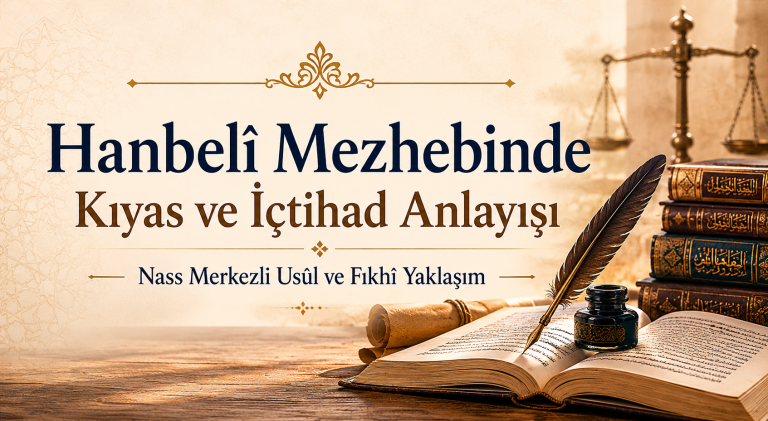 Hanbelî Mezhebinde Kıyas ve İçtihad Anlayışı: Nass Merkezli Fıkıh Usûlü ve Delil Sistemi