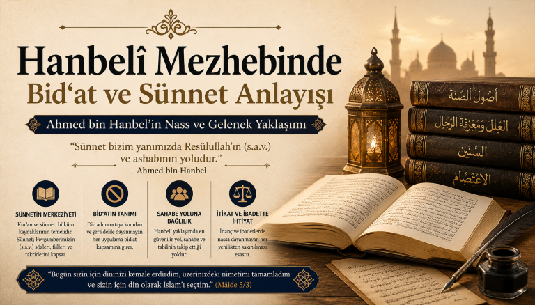 Hanbelî Mezhebinde Bid‘at ve Sünnet Anlayışı: Ahmed bin Hanbel’in Nass ve Gelenek Yaklaşımı