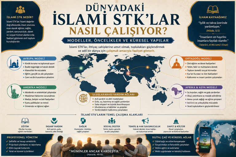 Dünyadaki İslami STK’lar Nasıl Çalışıyor? Modeller, Öncelikler ve Küresel Yapılar